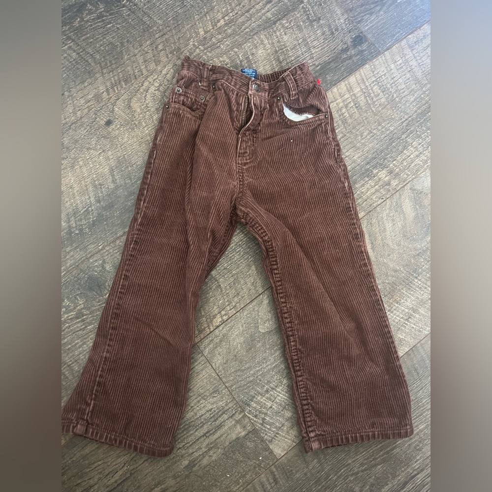 Corduroy Boys Pants Brown 4T